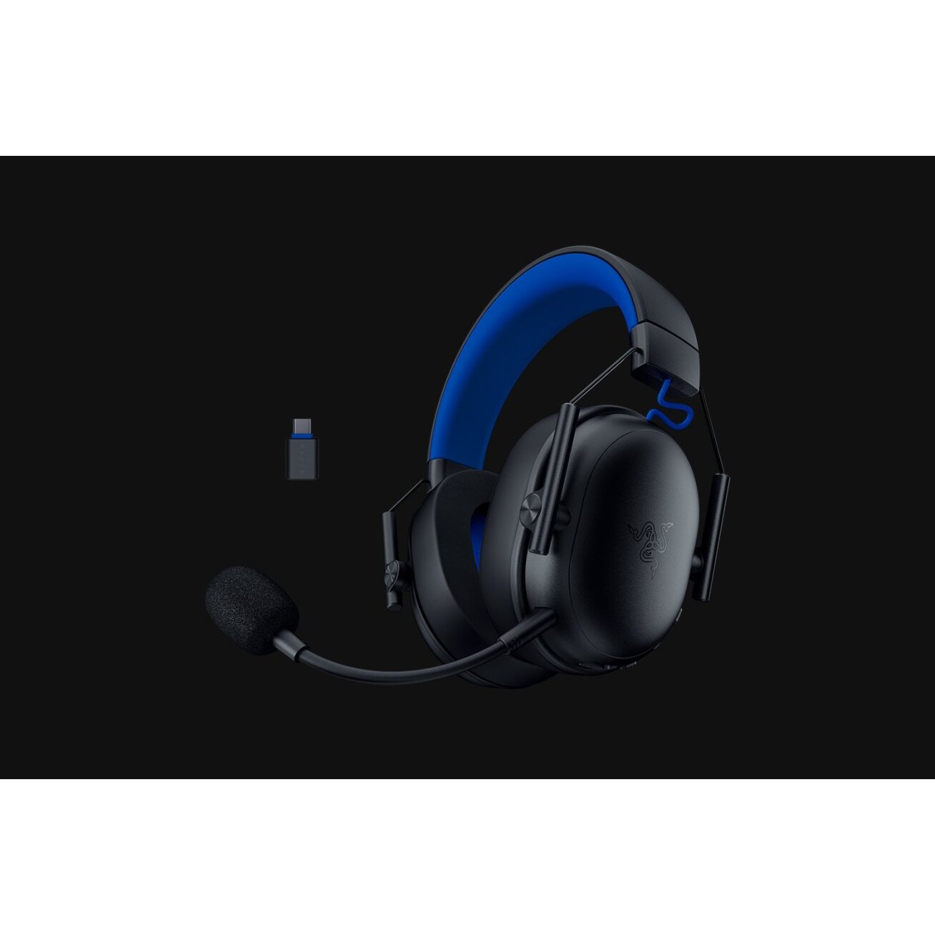 Razer Headset RZ04-05420400-R3G1 / BlackShark V3 x Hyperspeed Black Playstation Black on Blue 3