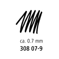 Rašiklis STAEDTLER PIGMENT LINER 308, 0,7 mm. 2