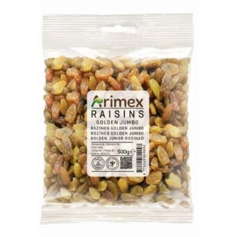 Razinos ARIMEX, Jumbo Golden, 500 g