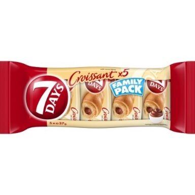 Raguolis 7 DAYS su kakaviniu įdaru, 5x37g Raguolis 7 DAYS su kakaviniu įdaru, 5x37g