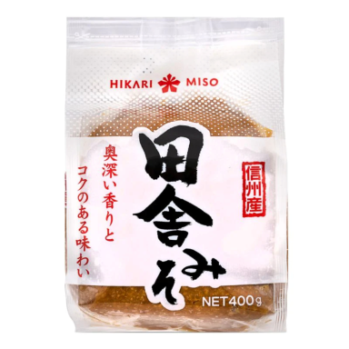 Raudona miso pasta HIRAKI, 400 g Raudona miso pasta HIRAKI, 400 g