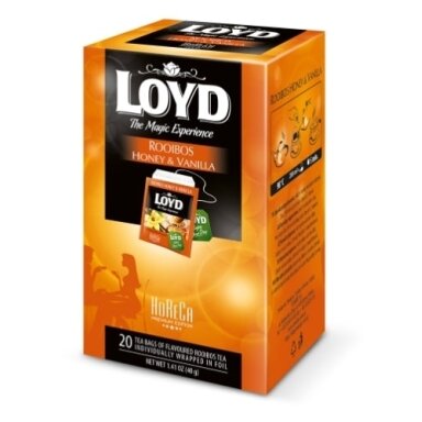 Raudonoji arbata LOYD HORECA Rooibos Honey & Vanilla, 20 x 2g