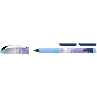 Rašiklis SCHNEIDER Inx Sportive, plastikinis purpurinis korpusas, blisteryje 1