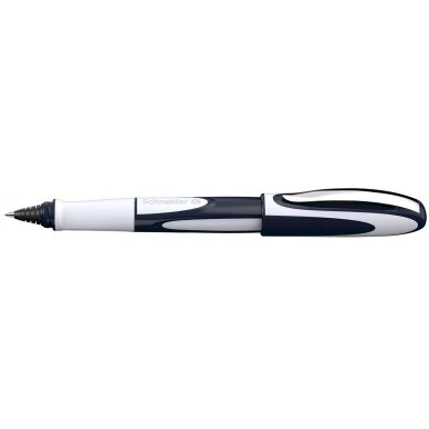 Rašiklis SCHNEIDER RAY, 0,7mm, tamsiai mėlynos/šviesiai pilkos sp. korpusas, mėlynas rašalas (tinka ir kairiarankiams) 3