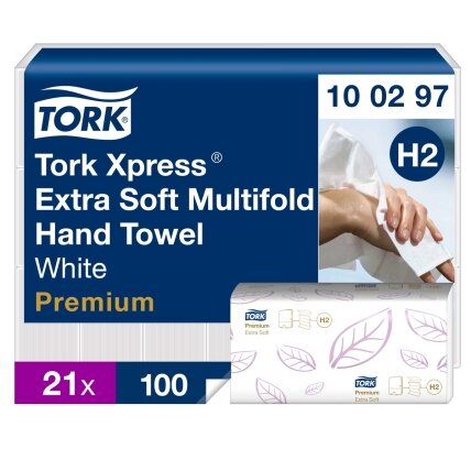 Rankų valymo popierius TORK PREMIUM EXTRA SOFT, H2 100297, 2 sl.,100 serv., 21.2 x 34 cm, balta sp. Rankų valymo popierius TORK PREMIUM EXTRA SOFT, H2 100297, 2 sl.,100 serv., 21.2 x 34 cm, balta sp.