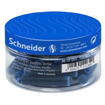 Rašalo kapsulės SCHNEIDER Rašalo kapsulės SCHNEIDER