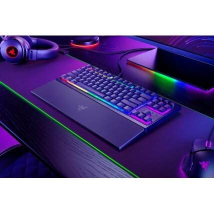 Razer Ornata V3 Tenkeyless Wired Gaming keyboard, Low-profile, RGB LED, USB QWERTY, US, Black Razer Ornata V3 Tenkeyless Wired Gaming keyboard, Low-profile, RGB LED, USB QWERTY, US, Black
