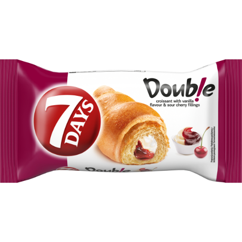 Raguolis 7 DAYS, su vanilės ir vyšnių skonio įdaru, 60 g