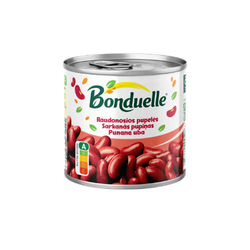 Raudonosios pupelės Kidney BONDUELLE, 400 g / 240 g