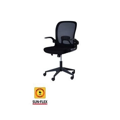 Reguliuojamo aukščio kėdė SUN-FLEX®HIDEAWAY CHAIR, 91-101 cm, juodas rėmas, juoda sėdima vieta Reguliuojamo aukščio kėdė SUN-FLEX®HIDEAWAY CHAIR, 91-101 cm, juodas rėmas, juoda sėdima vieta