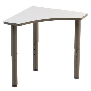 Reguliuojamo aukščio stalas  SPICA 70x70 cm.T2-T6) baltas