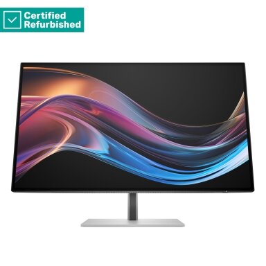 RENEW SILVER HP 727pk Series 7 Pro 4K Charging Monitor - 27" 3840x2160 UHD 400-nit 60Hz AG, IPS Black HDR 400, USB-C(100W)/USB-C(15W)/HDMI/DisplayPort Daisy-Chain, 5x USB-A, RJ-45 LAN, height adjustable/tilt/swivel/pivot, 1 years RENEW SILVER HP 727pk Series 7 Pro 4K Charging Monitor - 27" 3840x2160 UHD 400-nit 60Hz AG, IPS Black HDR 400, USB-C(100W)/USB-C(15W)/HDMI/DisplayPort Daisy-Chain, 5x USB-A, RJ-45 LAN, height adjustable/tilt/swivel/pivot, 1 years