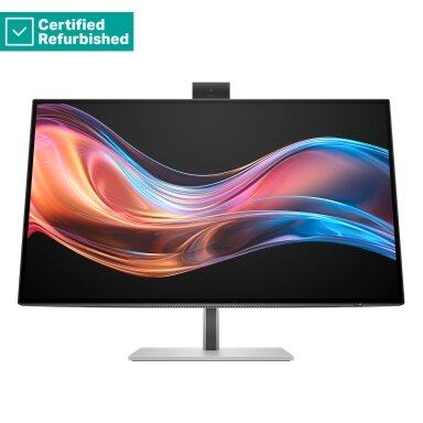 RENEW SILVER HP 727pm Series 7 Pro 4K Conferencing Monitor - 27" 3840x2160 UHD 400-nit 60Hz AG, IPS Black HDR 400, USB-C(100W/15W)/HDMI/DP Daisy-Chain, 5x USB-A, speakers, 5MP webcam, RJ-45 LAN, height adjustable/tilt/swivel/pivot, 1 years RENEW SILVER HP 727pm Series 7 Pro 4K Conferencing Monitor - 27" 3840x2160 UHD 400-nit 60Hz AG, IPS Black HDR 400, USB-C(100W/15W)/HDMI/DP Daisy-Chain, 5x USB-A, speakers, 5MP webcam, RJ-45 LAN, height adjustable/tilt/swivel/pivot, 1 years