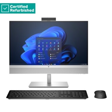RENEW SILVER HP Elite 840 G9 AIO All-In-One 24 - i5-14500, 16GB, 512GB SSD, 23.8 FHD Non-Touch AG, Height Adjustable, USB Mouse, Win 11 Pro, 1 years