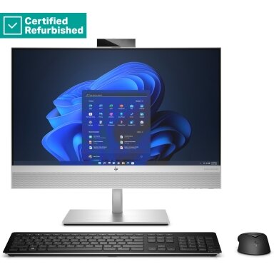 RENEW SILVER HP Elite 840 G9 AIO All-In-One 24 - i7-14700, 16GB, 512GB SSD, 23.8 FHD Non-Touch AG, VESA/Height Adjustable, Win 11 Pro, 1 years