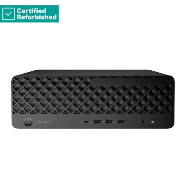 RENEW SILVER HP ProDesk 4 G1i SFF - Ultra 5-225, 16GB, 512GB SSD, USB Mouse, Win 11 Pro, 1 years