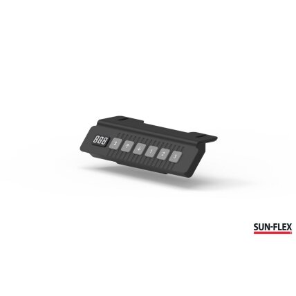 Reguliuojamo aukščio stalas SUN-FLEX®EASYDESK ELITE, elektrinis, vieno variklio, baltas rėmas, 120x60 cm baltas stalviršis 2