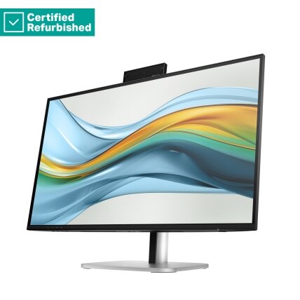 RENEW GOLD HP 527pm Series 5 Pro QHD Conferencing Monitor - 27" 2560x1440 QHD 350-nit 100Hz AG, IPS, USB-C(100W/15W)/HDMI/DP Daisy-Chain, 3x USB-A, speakers, webcam, RJ-45 LAN, height adjust/tilt/swivel/pivot, 1 years (replaces E27m) 1