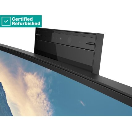RENEW SILVER HP E34m G4 Curved Conferencing Monitor - 34" 3440x1440 WQHD 400-nit 75Hz AG, Curved, VA, USB-C(65W)/HDMI/DisplayPort, 4x USB-A, speakers, 5MP webcam, RJ-45 LAN, height adjustable/tilt/swivel, 1 years 3