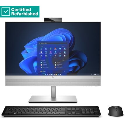 RENEW SILVER HP Elite 840 G9 AIO All-In-One 24 - i7-14700, 16GB, 512GB SSD, 23.8 FHD Non-Touch AG, VESA/Height Adjustable, Win 11 Pro, 1 years
