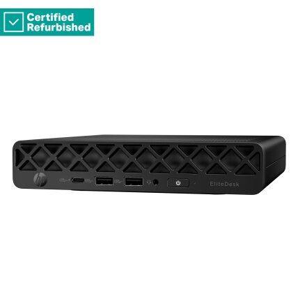 RENEW SILVER HP EliteDesk 8 G1i Mini - Ultra 9-285, 64GB, 1TB SSD, USB Mouse, Win 11 Home, 1 years 1