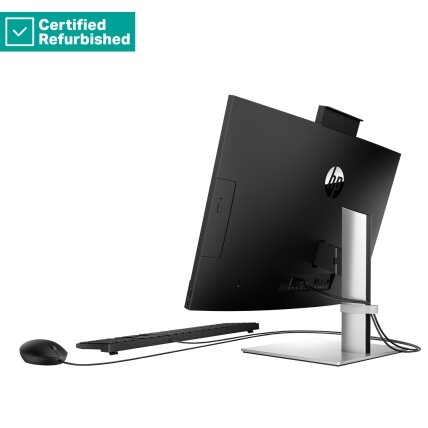 RENEW SILVER HP Pro 440 G9 AIO All-In-One - i5-13500T, 16GB, 512GB SSD, 23.8 FHD Non-Touch AG, Height Adjustable, DVD-RW, NO SPEAKERS, USB Mouse, Win 11 Pro, 1 years 1