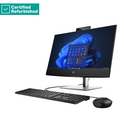 RENEW SILVER HP Pro 440 G9 AIO All-In-One - i7-12700T, 8GB, 512GB SSD, 23.8 FHD Touch AG, Height Adjustable, USB Mouse, DOS, 1 years 2
