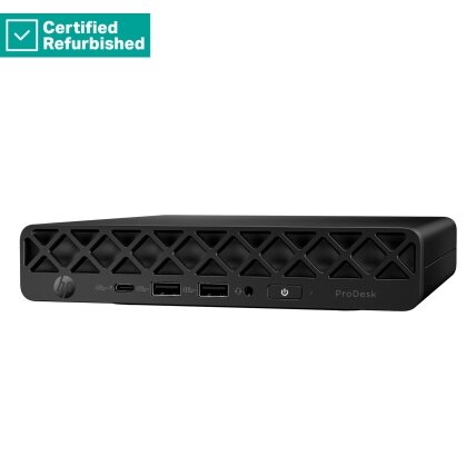 RENEW SILVER HP ProDesk 4 G1i Mini - Ultra 5-235T, 16GB, 512GB SSD, No Mouse, Win 11 Pro, 1 years 1