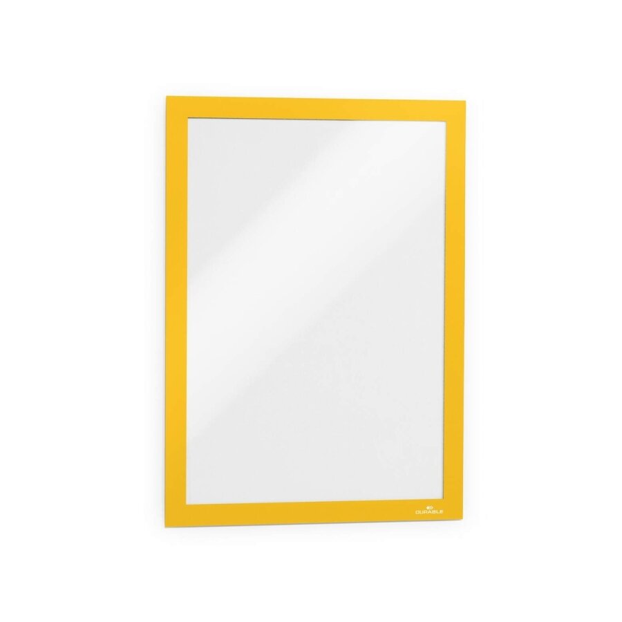 Rėmelis dokumentams DURABLE DURAFRAME, A4, (pak. -2 vnt.), geltonas Rėmelis dokumentams DURABLE DURAFRAME, A4, (pak. -2 vnt.), geltonas