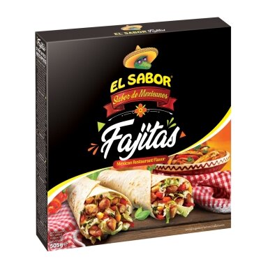 Rinkinys EL SABOR, Fajita, 505 g