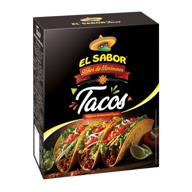 Rinkinys EL SABOR, Tacos, 335 g