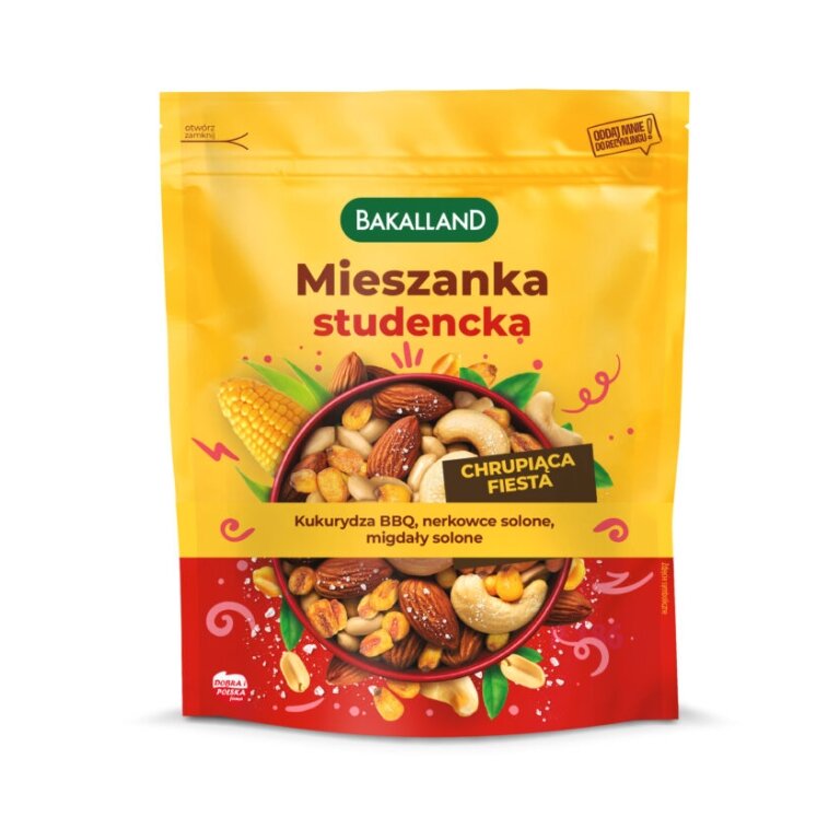 Riešutų mišinys BAKALLAND, Crunchy, 120 g