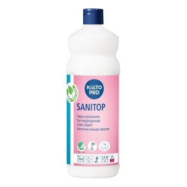 Rūgštinis sanitarinis valiklis KIILTO Sanitop, 1 l
