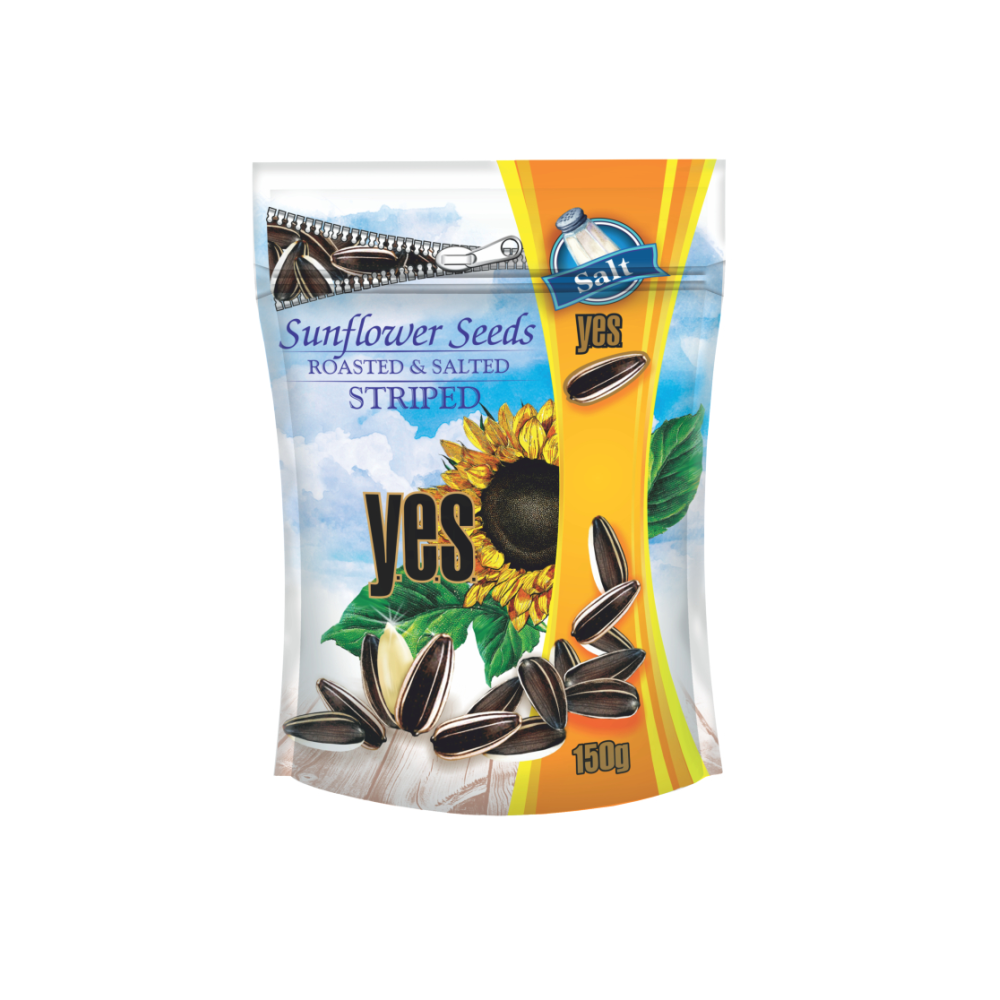 Saulėgrąžos Y.E.S, sūdytos, 150g