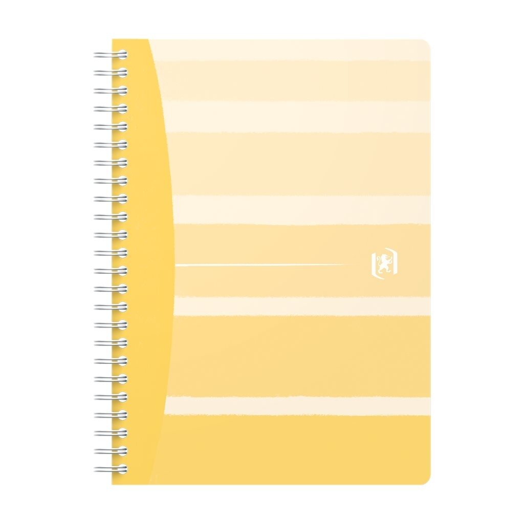 Sąsiuvinis su spirale OXFORD ICONIC, A5, 60 lapų, 90 gsm, langeliais 2