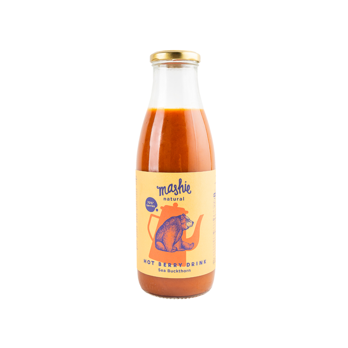 Šaltalankių uogų tyrė MASHIE, 0.75l