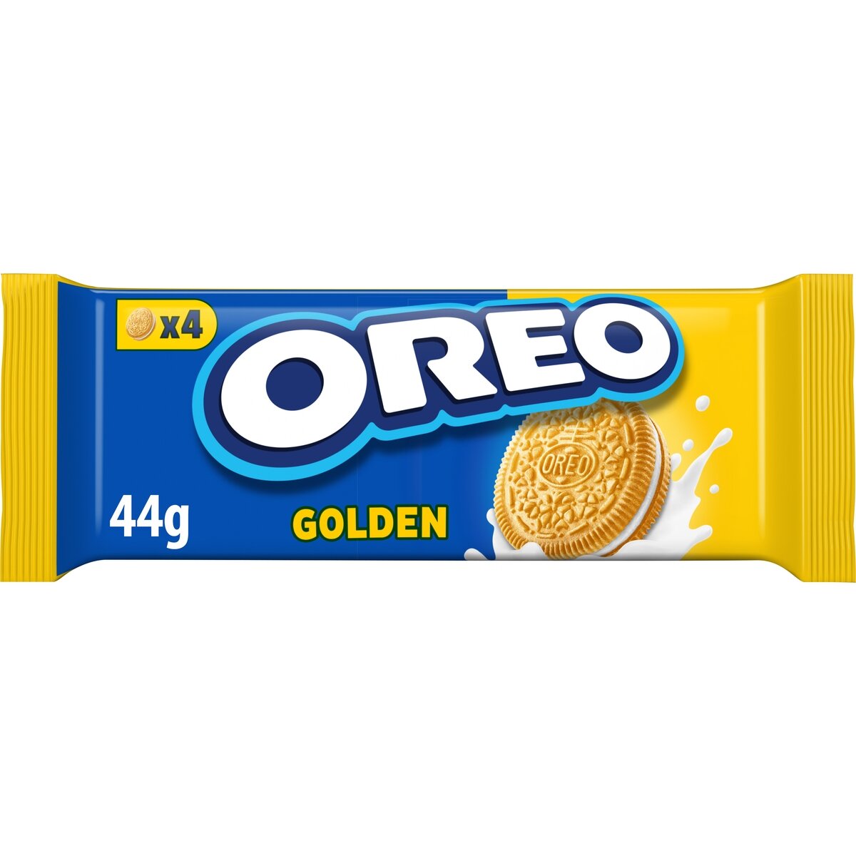 Sausainiai OREO Golden su vanilės skonio įdaru, 44 g 1 Sausainiai OREO Golden su vanilės skonio įdaru, 44 g 1