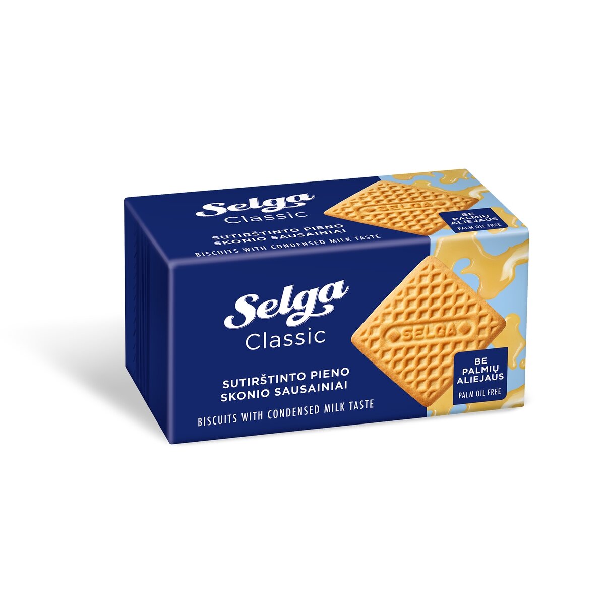 Sausainiai SELGA Milk, 180 g