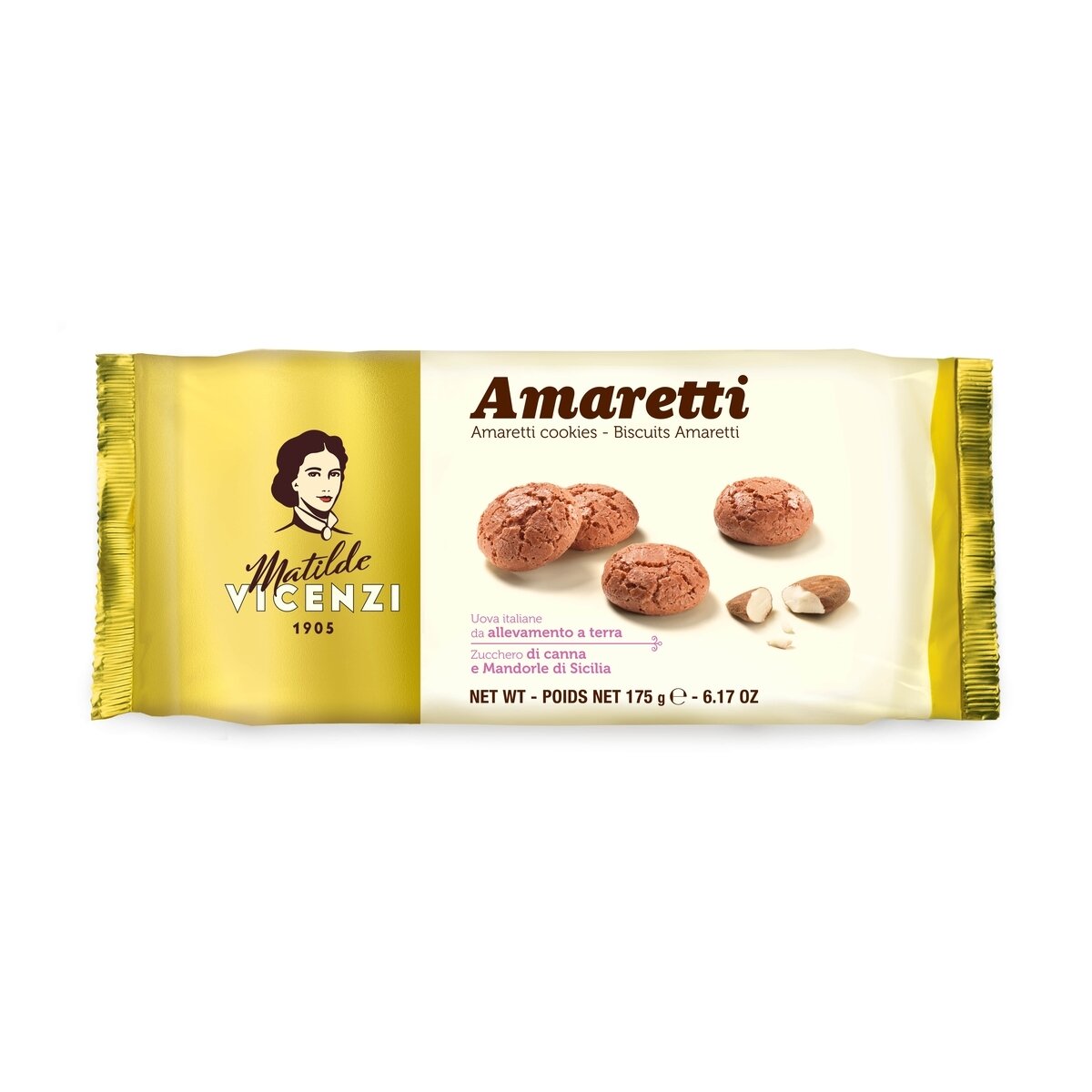 Sausainiai VICENZI Amaretto, 175 g Sausainiai VICENZI Amaretto, 175 g
