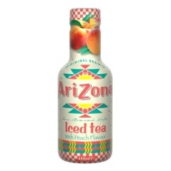Šaltos arbatos gėrimas ARIZONA, persikų skonio, 450ml PET D Šaltos arbatos gėrimas ARIZONA, persikų skonio, 450ml PET D