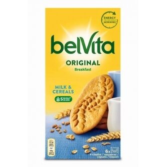 Sausainiai BELVITA, 5 grūdų, pieniški, 300 g 1