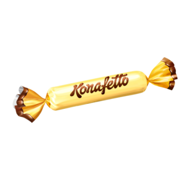 Saldainiai ROSHEN Konafetto, su pieninu kremu, 1 kg
