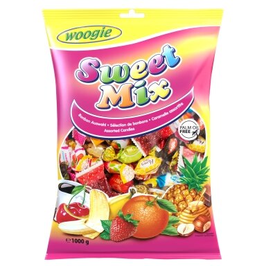 Saldainiai WOOGIE, Sweet mix, 1 kg Saldainiai WOOGIE, Sweet mix, 1 kg