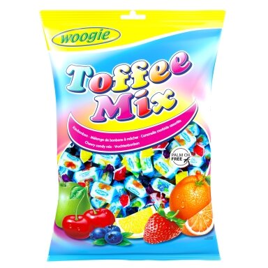 Saldainiai WOOGIE, Toffee mix, 1 kg Saldainiai WOOGIE, Toffee mix, 1 kg