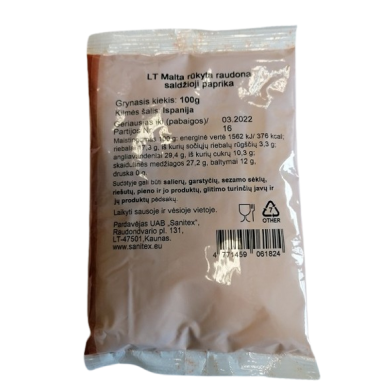 Saldi rūkyta paprika, 100 g