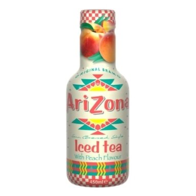 Šaltos arbatos gėrimas ARIZONA, persikų skonio, 450ml PET D Šaltos arbatos gėrimas ARIZONA, persikų skonio, 450ml PET D
