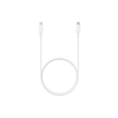Samsung EP-DN975 USB-C Male į USB-C Male Kabelis (5A) 1m, Balta Samsung EP-DN975 USB-C Male į USB-C Male Kabelis (5A) 1m, Balta