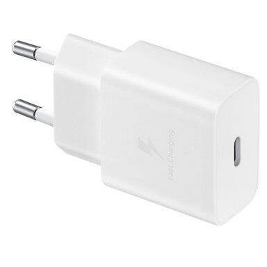 Samsung EP-T1510 15W AC Maitinimo adapteris USB-C, Balta Samsung EP-T1510 15W AC Maitinimo adapteris USB-C, Balta