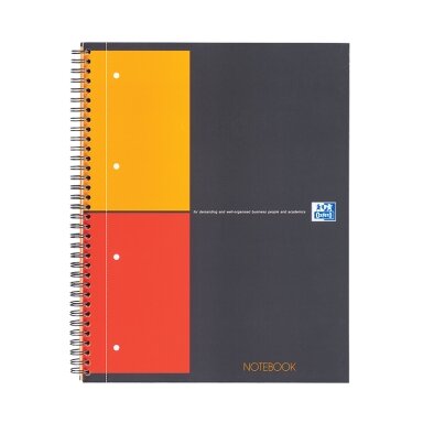 Sąsiuvinis su spirale OXFORD INTERNATIONAL NOTEBOOK, A4+, 80 lapų, langeliais Sąsiuvinis su spirale OXFORD INTERNATIONAL NOTEBOOK, A4+, 80 lapų, langeliais