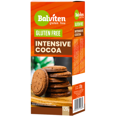 Sausainiai BALVITEN GLUTEN FREE, intensyvaus kakavos skonio, 120 g Sausainiai BALVITEN GLUTEN FREE, intensyvaus kakavos skonio, 120 g